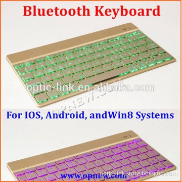 OEM Wireless bluetooth Keyboard for Laptops & Tablets, Compatible with IOS, Android, andWin8 Systems with backlighting